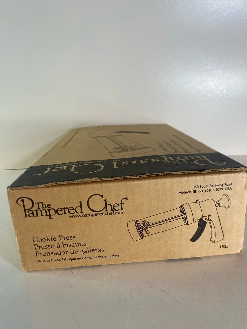 NIB Pampered Chef Spritz Cookie Press (Model 1525)